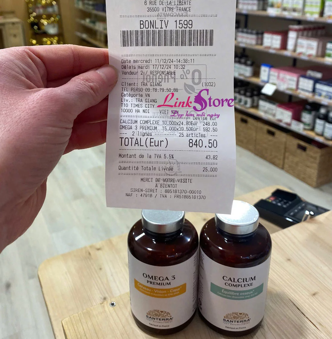 Bill Canxi va Omega 3 Santerra
