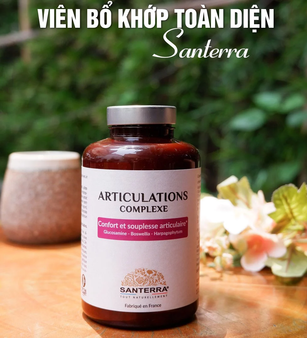 2 sản phẩm cần và tốt cho xương khớp của Santerra Pháp