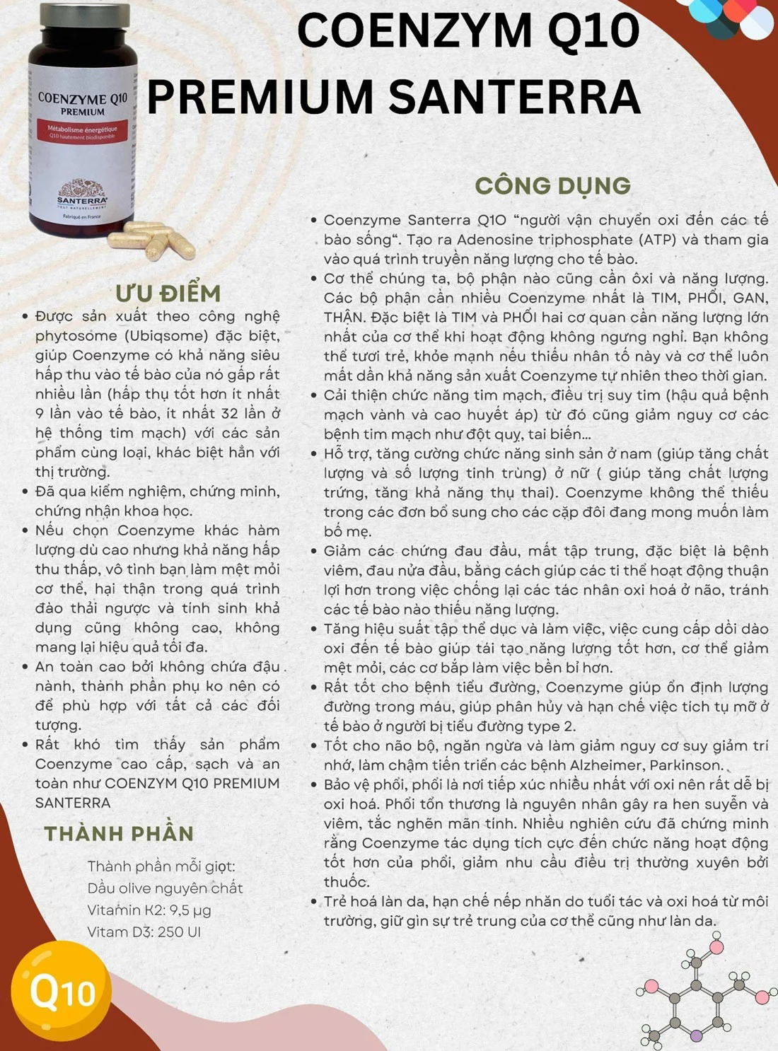 Santerra Coenzyme Q10 Premium