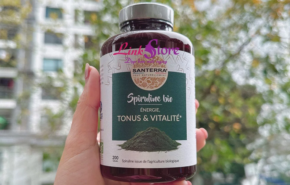 Tao xoan Santerra Spiruline Bio 1 Tảo xoắn Santerra: Siêu thực phẩm cho sức khỏe toàn diện