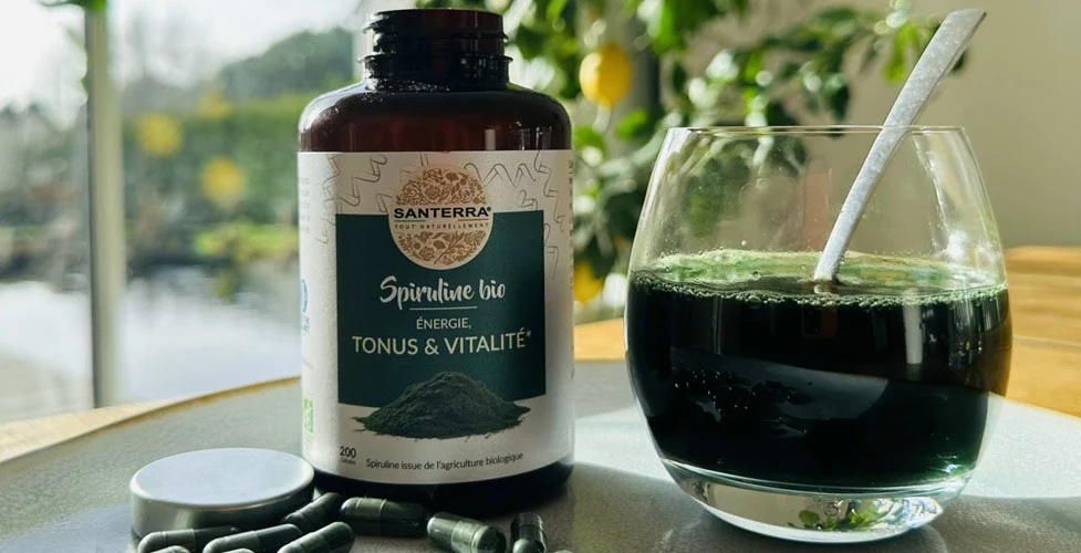 Tao xoan Santerra Spiruline Bio 3 Tảo xoắn Santerra: Siêu thực phẩm cho sức khỏe toàn diện
